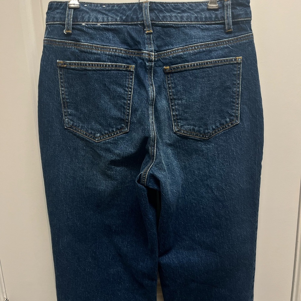 Talbots High Waist Straight Relaxed Jeans Womens 6 Michele Blue Medium Wash - Picture 4 of 11